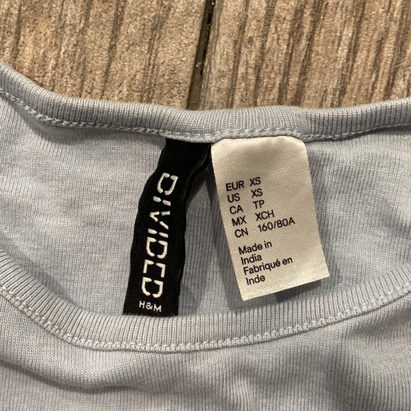 Blue crop top - Picture 2 of 2